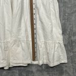 J.Crew  White Tiered Ruffle Sleeve T Shirt Midi Dress Women's Size S Photo 7