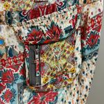 Johnny Was NWOT  Mick Satin Multicolor Cargo Shorts for Women W35 Rare Photo 6