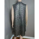 The Limited  Black and Gold Sparkly Sleeveless Dress Size Medium -Holiday/Party Photo 2