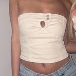 American Eagle  Denim Beige Top Photo 0
