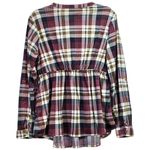 Eden & Olivia XL  Plaid Maternity Shirt - Pink and Gray Euc Photo 2