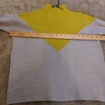 Cynthia Rowley Size Small S Green Gray Grey Color Block Sweater Neck Photo 3