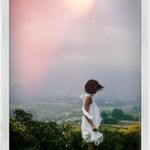 DISSH WHITE LINEN PANEL BABYDOLL MINI DRESS Size 2 Photo 3