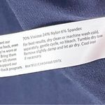 Eileen Fisher  Navy Long Sleeves Open Front Blazer Jacket Size Medium Photo 3