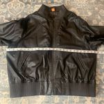 Brown Real Leather Bomber Jacket XL Photo 1