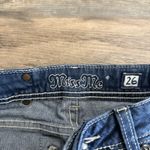 Miss Me Dark Wash Skinny Jeans – Women’s 26 – Embroidered Fleur-de-Lis Photo 6