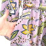 World Market Floral Kimono Robe Cozy Soft Lilac Purple One Size Green Size undefined Photo 6