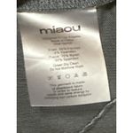 Miaou Women's Black Sleeveless High Neck Cutout Sheer Mesh Crop Tank Top Sz XXS Photo 3