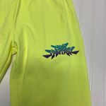 Club Fantasy Neon Yellow Starlight Sweatpants Sz Small Photo 7