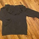 American Living Cute Ruffle 3/4 Sleeve Sweater | Shirt | Top Photo 0