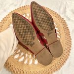 Birdies  The Dove Slide Mules Rhubarb Red Crossed Leather Size 7.5 Photo 4
