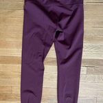 Outdoor Voices  Sprint Thermal Legging Burgundy w/ Ankle Zip Size Medium Photo 0