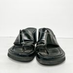Fashion Bug Y2K  Chunky Black Wedge Sandals Size 7.5 Women’s Photo 2