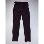 Spanx  Jean-ish Ankle Leggings Size Large Twill Burgundy‎ Pull On Wine Photo 4
