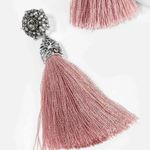 Target Pale Pink Tassel Earrings Photo 2