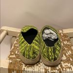 Nomad NWOT  Lime Neon Print Flats Sz 7 Photo 3