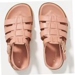 Anthropologie SA by  Fisheman‎ Sandals Buckle Straps Pink Shoes Size US 7 Womens Photo 0