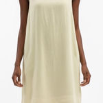 J.Jill Light Yellow Green 100% Linen Sleeveless Dress Women's Size‎ Large L Photo 0