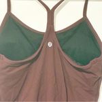 Lululemon Eggplant Power Y Chest Lined Athletic Tank Top Women’s Size 8 Photo 4