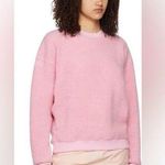 Outdoor Voices  M Pink MegaFleece Crew Neck Pullover Sweatshirt Wool Blend Photo 0