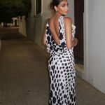 ZARA  Polka Dot Maxi Dress flowy evening elegant party cocktail holiday  Photo 1