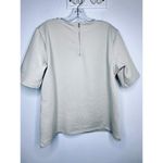 VERO MODA Boxy Textured Top - Size 42 (EU Size 14) - Rice 2/4 Top tan khaki tan Photo 5