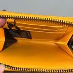 Badgley Mischka  Golden Yellow / Orange Quilted Wallet Photo 3