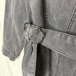 Eloquii Elements Long Sleeve Belted Button Front Denim Jacket Mini Dress Size 16 Photo 4