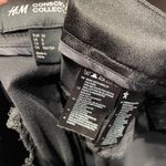 H&M Vintage Y2k Satin Shiny Zip SIDE Skinny Fit Slim Straight Trousers Casual Dress Pants Work Office club sexy hot night out Whimsgoth Photo 6