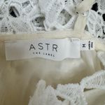 ASTR The Label Midi Lace Dress White Medium Spaghettii Straps Revolve Photo 4