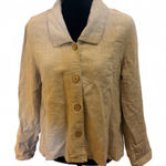 Valerie Stevens Vintage Valerie Steven’s Beige/Tan Linen Jacket Size Small Photo 0