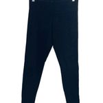 PINK - Victoria's Secret Victoria’s Secret PINK Yoga Black Leggings Tropical Icon Lace Ankle Photo 0