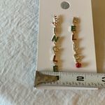 Gap : Gold Tone Jingle Bells Christmas Holiday Earrings- Dangling Photo 8