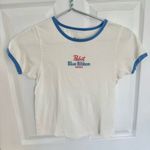 Urban Outfitters  T-shirt Pabst Blue Ribbon Beer Ringer Tee SMALL Photo 3