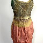 Colorful Rainbow Mermaid Sleeveless Dress Hippie Bohemian Photo 3