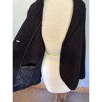 Talbots Blazer Sz 12 Black Wool Blend Professional Office Capsule Wardrobe Photo 7