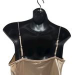 Nicole Miller Y2K satin cowl neck diamond strap tank top blouse  Photo 3