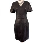 Antonio Melani NWT -  Black Rowan Leather Dress - Size 4 Photo 1