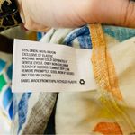 NEW Tabitha Brown Botanical‎ Floral Leaf Multicolor Dress Poof Sleeve Swing M White Size M Photo 4