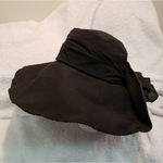 NWT Floppy Hat w/Bow Black Photo 4