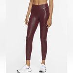 Nike  Midrise Sparkle Leggings 7/8 Length Beetroot Photo 6