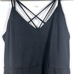 Market & Spruce Market & Spruce Black Maxi Dress Criss Cross Back Sleeveless XL Photo 5