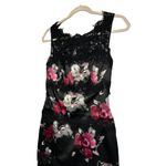 White House | Black Market Ladies Floral Silky Lace Sleeveless Midi Dress SZ 0 Photo 5