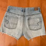 American Eagle Light Wash Distressed Shorts Photo 4