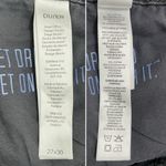 DU/ER DUER Performance Denim Straight Mid Jeans Aged Black Distressed Size 27 Photo 7