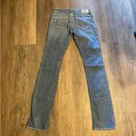 True Religion  Light Wash Exposed Stitching Low Rise Straight Leg Jeans Size 25 Photo 2