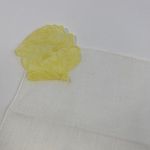 Vintage Floral Handkerchief Embroidered Patch Scarf Photo 3