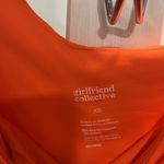 Girlfriend Collective (NWT) Oasis One Shoulder One Piece, Koi (Orange), Size XS Photo 5