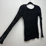 Lace Black Top XS Witchy Goth Whimsigoth Punk Rockabilly Festival Emo Renassance Photo 3