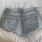 Edikted  Frayed Vintage Washed Denim Shorts Photo 2